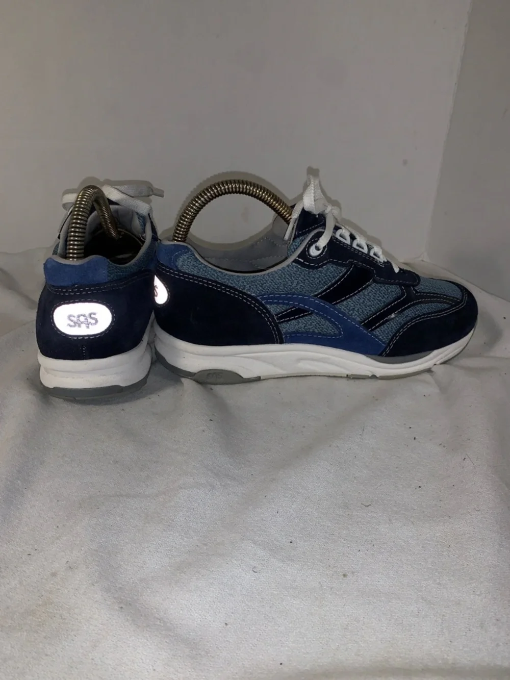 SAS Women's Tour Mesh Navy and Light Blue Sneakers